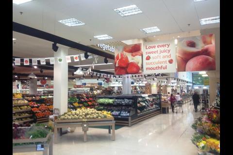 Tesco Love Every Mouthful in Kensington store